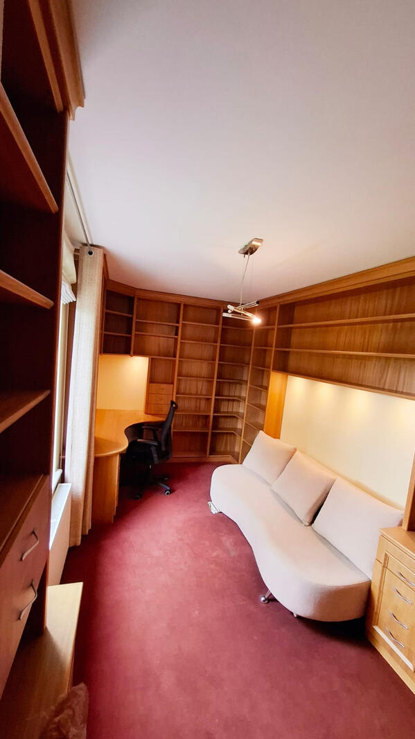 Room for 2 persons This is perfect home office room, as well as often used as a bedroom for 2 people. Cozy built in lightning makes the feeling very comfy