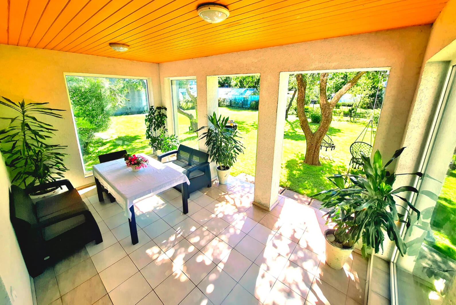 Patio Place to hide from hot sun in summers